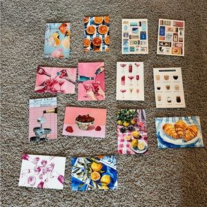 Set of 14 Colorful Kitchen/Bar Prints